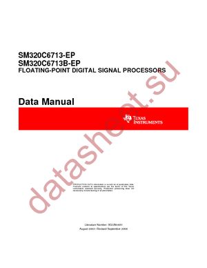 SM32C6713BGDPM30EP datasheet  